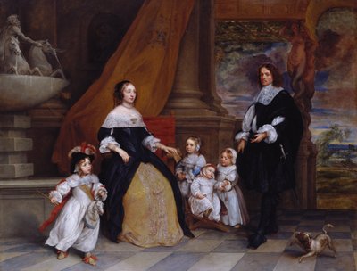 Family of Jan-Baptista Anthoine by Gonzales Coques